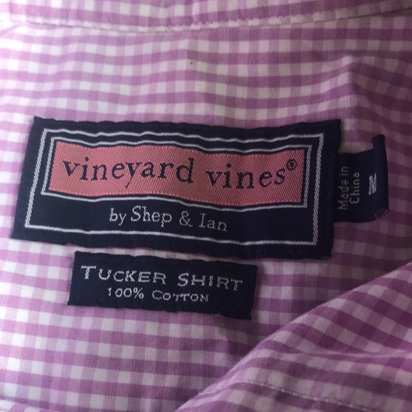 🚨B2G1 VINEYARD VINES Lilac White Striped Button Up - Picture 5 of 5